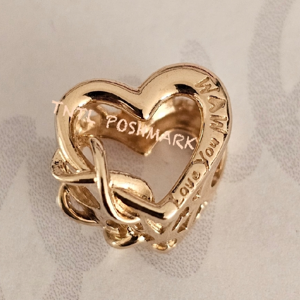 Pandora 14K Love You Mom Infinity Heart Charm. 759515C00